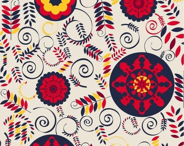 Diseño Floral Vector de fondo Vector floral - vectores gratis para ...