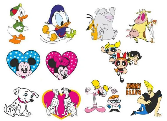 DISEÑO GRAFICO PUBLICITARIO: Cartoons en Vectores GRATIS