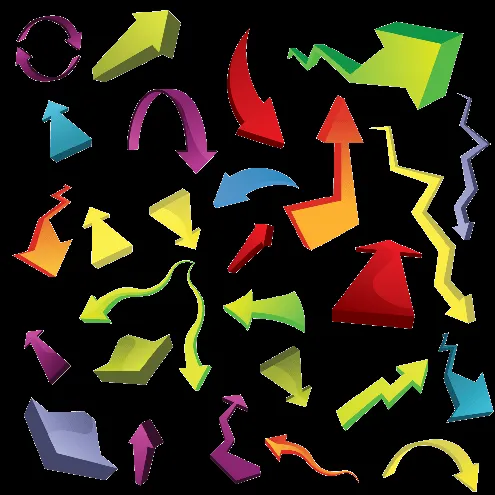 Flechas 3D png - Imagui
