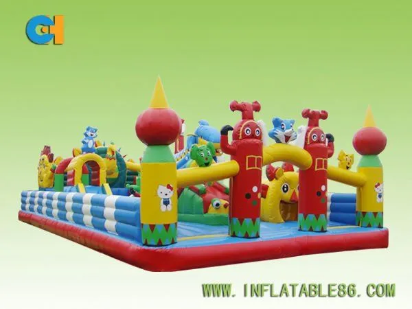 Nuevo diseño inflable gigante de dibujos animados parques ... Nuevo diseño inflable gigante de dibujos animados parques ...