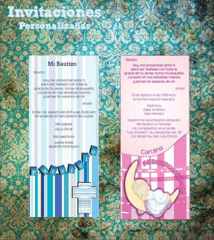 Diseño de invitaciones, playeras y pulseras personalizadas ... Diseño de invitaciones, playeras y pulseras personalizadas ...