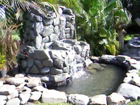 diseño de jardines con cascadas artificiales - YouTube diseño de jardines con cascadas artificiales - YouTube