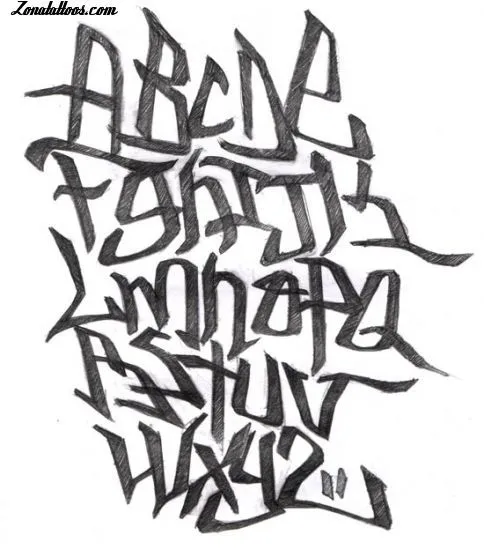 Plantilla/Diseño Tatuaje de castro7 - Letras