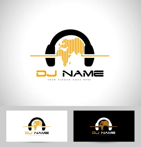 Diseño de logotipo de DJ — Vector stock © twindesigner #66982259