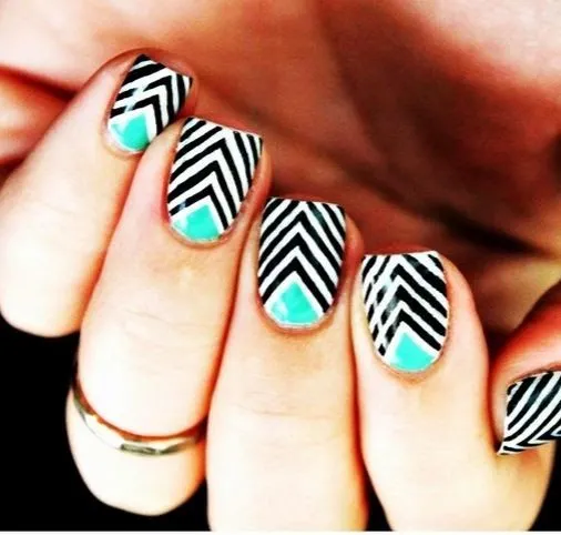 Diseño manicura uñas cortas ~ Manoslindas.com Diseño manicura uñas cortas ~ Manoslindas.com