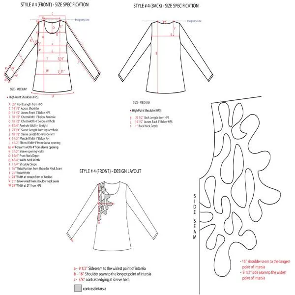 Diseño de Moda: Ficha Técnica | pixelnomicon