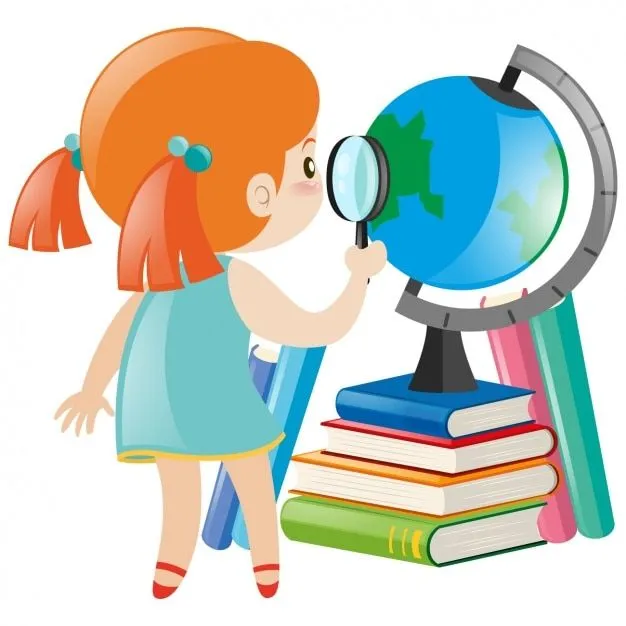 Diseño de niña estudiando | Descargar Vectores gratis Diseño de niña estudiando | Descargar Vectores gratis
