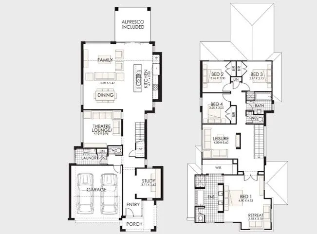Diseño y planos de casas de dos pisos con ideas para construcción ... Diseño y planos de casas de dos pisos con ideas para construcción ...