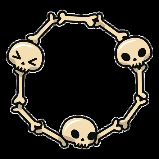 Diseño PNG Y SVG De Huesos Y Calaveras Trazo Kawaii Para Camisetas Diseño PNG Y SVG De Huesos Y Calaveras Trazo Kawaii Para Camisetas