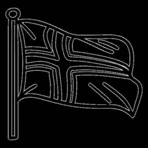 Diseño PNG Y SVG De Trazo De Bandera Ondeante De Noruega Para Camisetas Diseño PNG Y SVG De Trazo De Bandera Ondeante De Noruega Para Camisetas