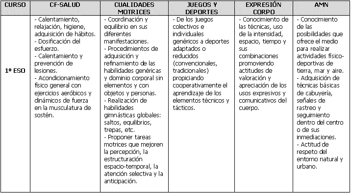 El diseño de la programación de aula en el área de Educación Física El diseño de la programación de aula en el área de Educación Física