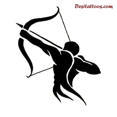 Un diseño mas simple para tattoo de Sagitario. | Sagittaire ... Un diseño mas simple para tattoo de Sagitario. | Sagittaire ...