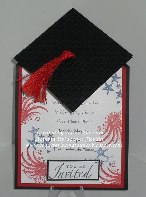 Tarjetas invitación grado - Imagui