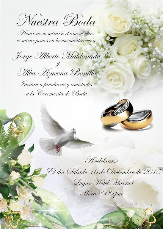 Diseño de Tarjetas de Invitación Para Bodas Colección 1 | Hacer invitaciones de boda, Targetas de boda, Invitaciones de boda Diseño de Tarjetas de Invitación Para Bodas Colección 1 | Hacer invitaciones de boda, Targetas de boda, Invitaciones de boda