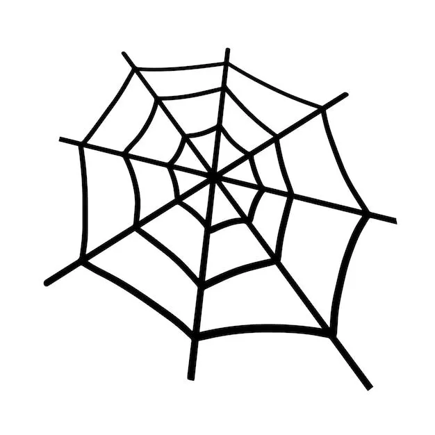 Diseño de telaraña para estampado de halloween | Vector Premium Diseño de telaraña para estampado de halloween | Vector Premium