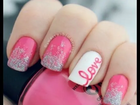 DISEÑO DE UÑAS PARA SAN VALENTÍN 2015 ♡ VALENTINE'S DAY NAILS ART ...