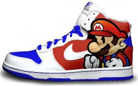 Diseño de zapatillas Mario bross nike | Gorka Design