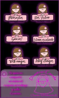 Diseños Canela: Mensajitos para tu BLOG