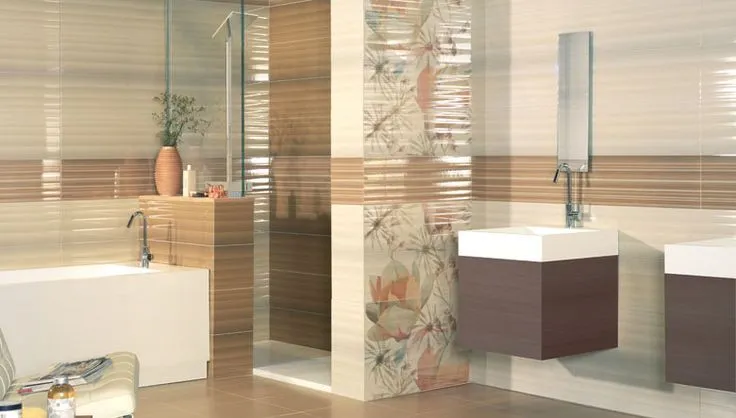 Diseños para cuartos de baño donde las piezas cerámicas que ...