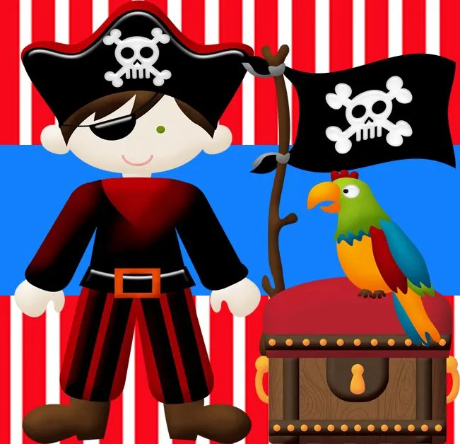 Diseños y cursos imprimibles sensacionales: Kit imprimible piratas