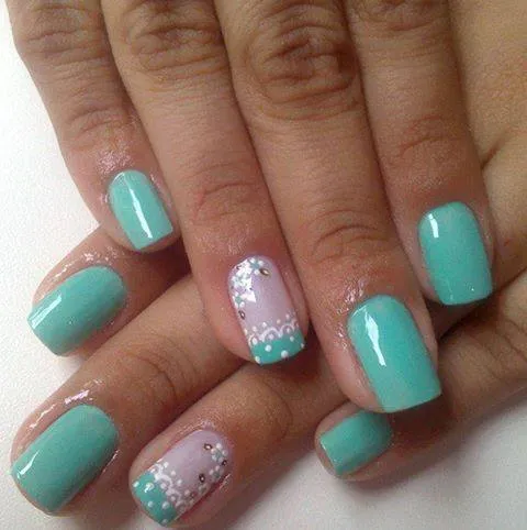 21 Diseños de Uñas con Flores en Azul Clarito - ε Diseños e Ideas ... 21 Diseños de Uñas con Flores en Azul Clarito - ε Diseños e Ideas ...