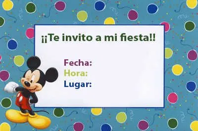 Diseños de invitaciones para fiestas infantiles | Fiesta101 Diseños de invitaciones para fiestas infantiles | Fiesta101
