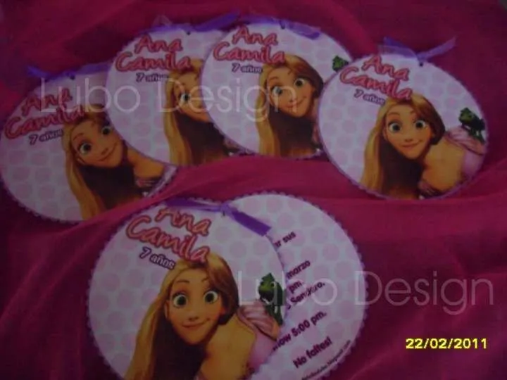 Diseños de invitaciones de rapunzel - Imagui