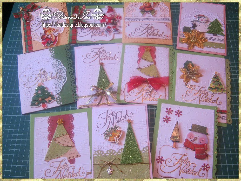 Diseños Isa: Tarjetas Navideñas 2011