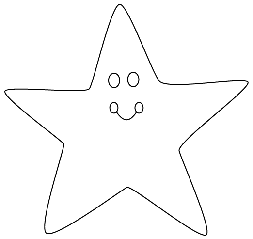 Estrella grande para dibujar - Imagui