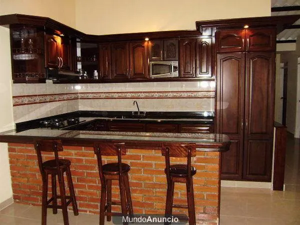 Diseños de gabinetes de cocina en madera - Imagui Diseños de gabinetes de cocina en madera - Imagui