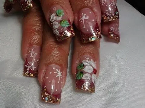 diseños navideños 2015 / uñas navideñas acrilicas / decoracion ... diseños navideños 2015 / uñas navideñas acrilicas / decoracion ...