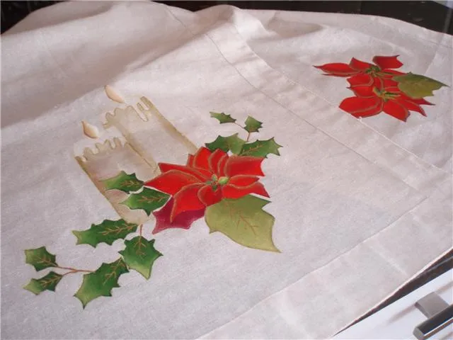 Dibujos navideños para pintar en tela manteles - Imagui Dibujos navideños para pintar en tela manteles - Imagui