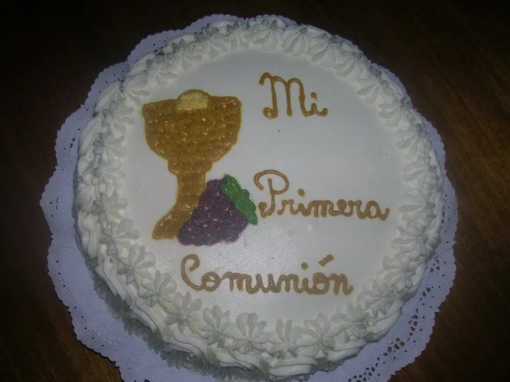 Diseños de pasteles de primera comunión - Imagui Diseños de pasteles de primera comunión - Imagui