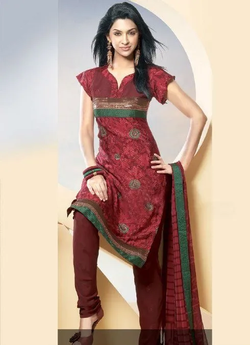 Diseños y patrones Salwar Kameez, impresionante y colorida moda ...