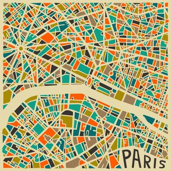 Diseños de planos de ciudades, a la manera de cuadros abstractos ... Diseños de planos de ciudades, a la manera de cuadros abstractos ...