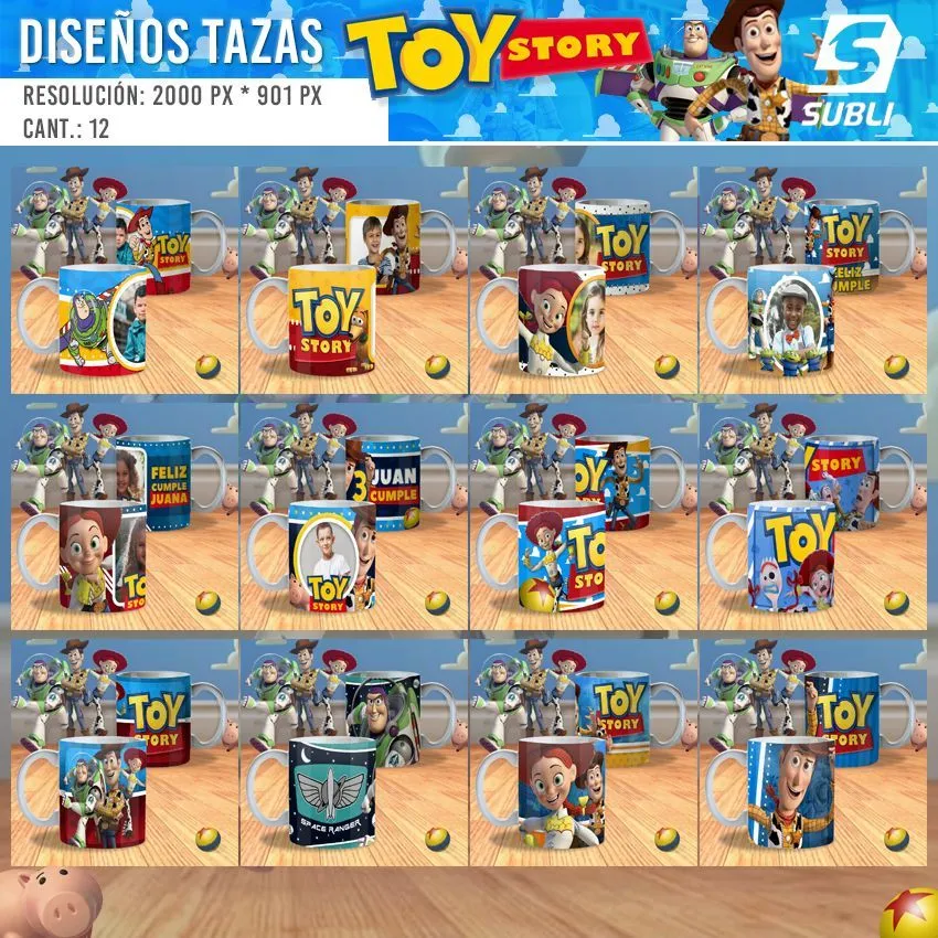 ▷ Diseños Plantillas para Sublimar Tazas de Toy Story | SubliPlantillas ▷ Diseños Plantillas para Sublimar Tazas de Toy Story | SubliPlantillas
