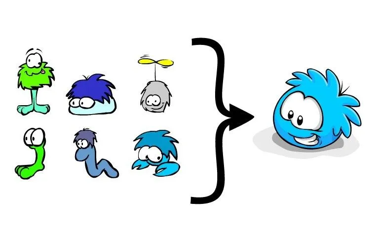 Diseños de puffles! | Trucos de Club Penguin