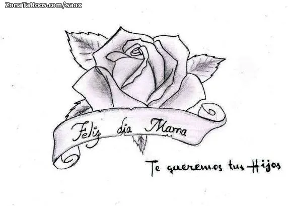 Plantillas de tatuajes rosas - Imagui