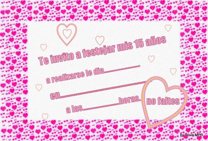 Diseños de tarjetas de 15 años gratis para imprimir - Imagui Diseños de tarjetas de 15 años gratis para imprimir - Imagui
