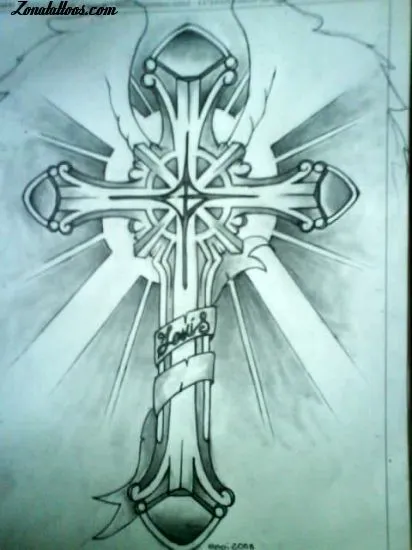 Diseños de tatuajes de cruces - Imagui