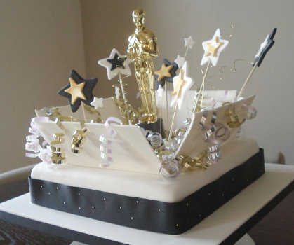 Diseños de torta con tema del Oscar | Fiesta101 Diseños de torta con tema del Oscar | Fiesta101