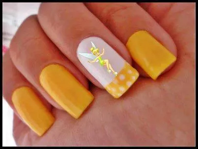 7 Diseños de Uñas Divertidas de Dibujos en Color Amarillo 7 Diseños de Uñas Divertidas de Dibujos en Color Amarillo