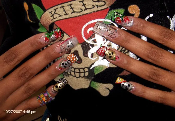 diseños de uñas esculpidas | Cristina