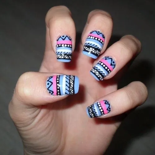Diseños de uñas tribal - Imagui
