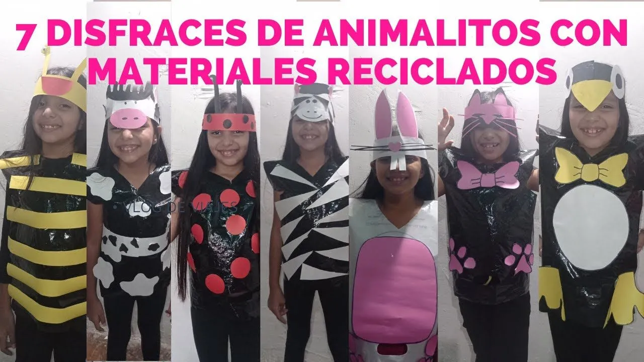 7 DISFRACES DE ANIMALES CON MATERIALES RECICLADOS/LINDOS ATUENDOS DE ANIMALITOS CON BOLSAS PLASTICAS - YouTube 7 DISFRACES DE ANIMALES CON MATERIALES RECICLADOS/LINDOS ATUENDOS DE ANIMALITOS CON BOLSAS PLASTICAS - YouTube