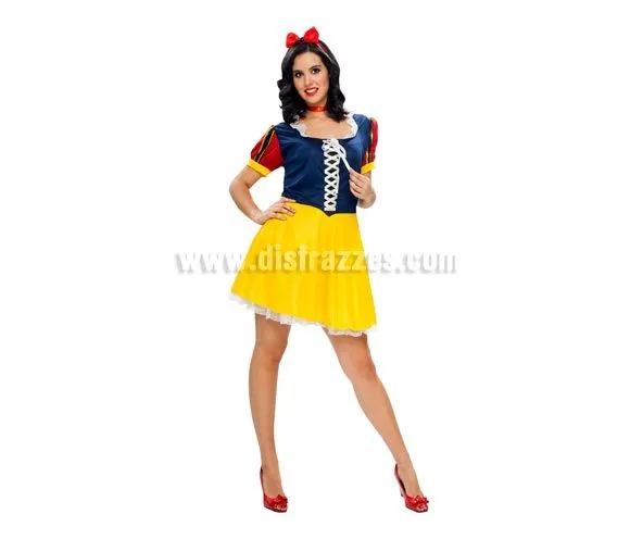 Disfraz barato de Blancanieves Sexy para mujer. Talla M-L por sólo ... Disfraz barato de Blancanieves Sexy para mujer. Talla M-L por sólo ...
