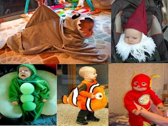 Disfraces de carnaval originales para bebés Disfraces de carnaval originales para bebés