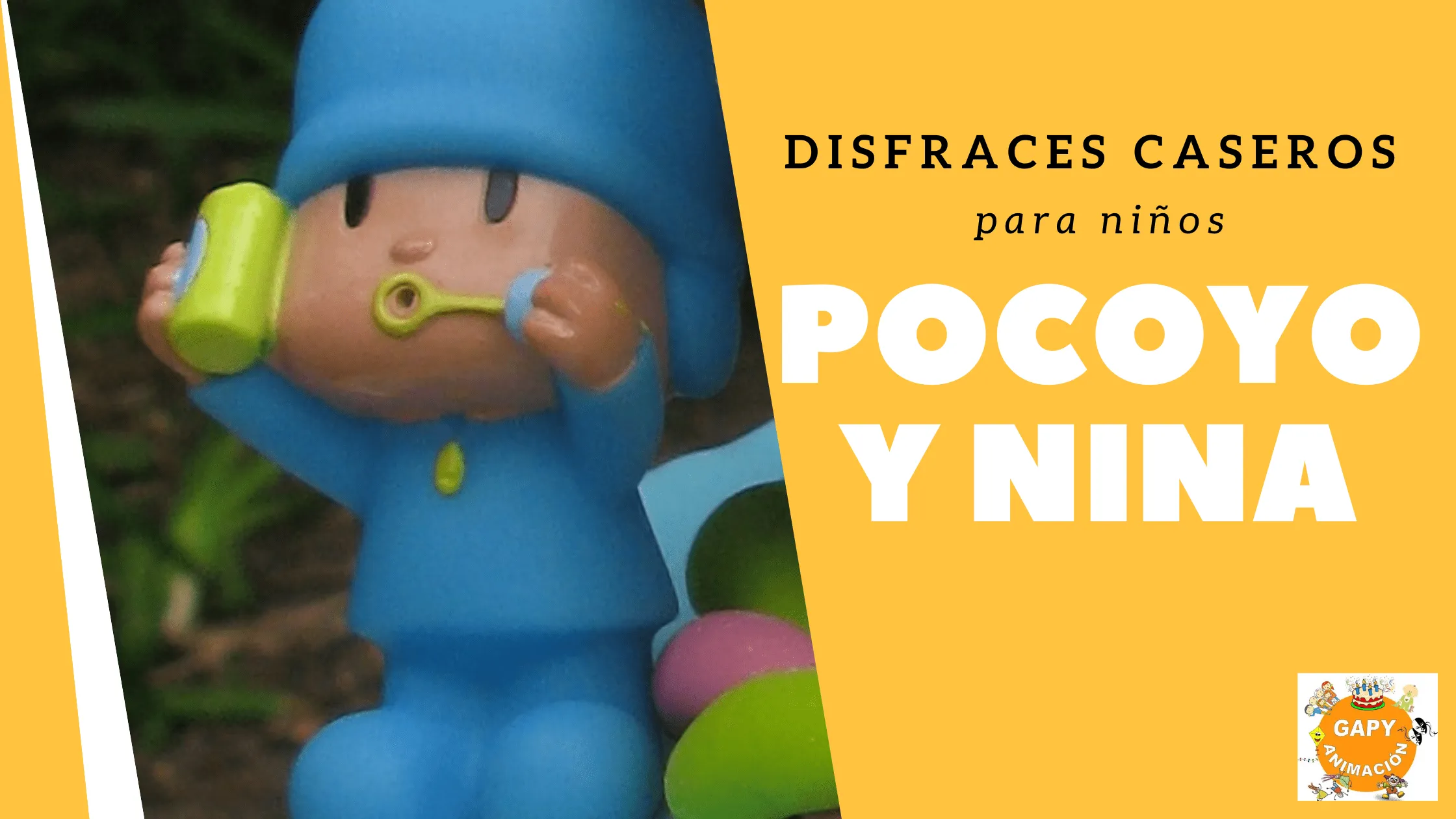Disfraces caseros para niños: Pocoyo y Nina Disfraces caseros para niños: Pocoyo y Nina