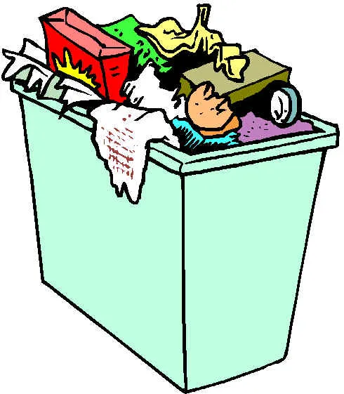 Basura en caricatura - Imagui