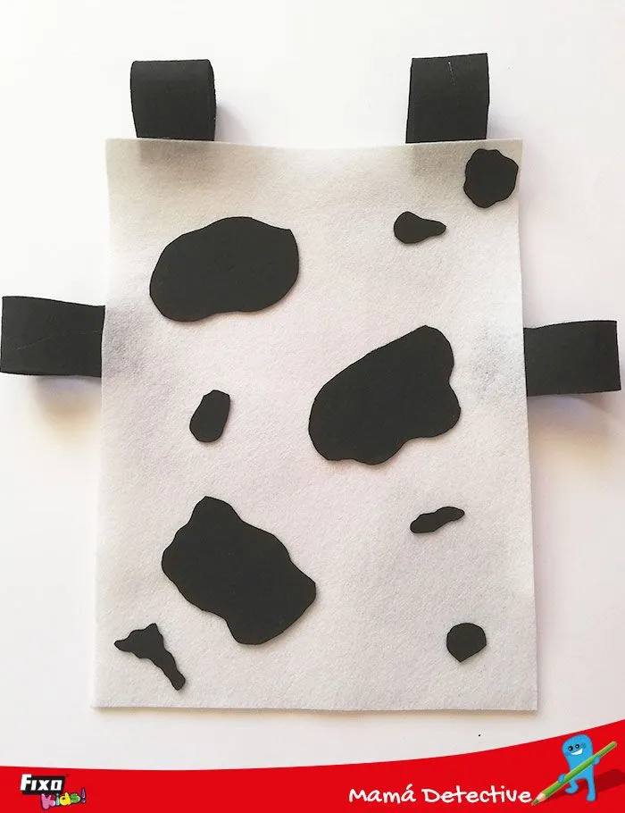 Disfraces con fieltro: vaquita | Fixo Kids